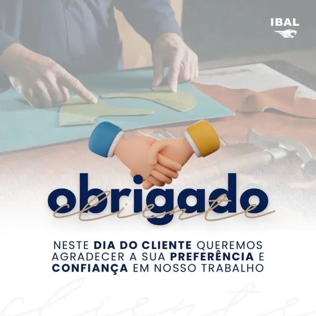 Hoje é o seu dia! 🛒 
No #diadocliente, queremos agradecer a você que faz parte da nossa história. É um prazer atender você todos os dias com carinho e dedicação.

Conte sempre com a Equipe IBAL! 🖤